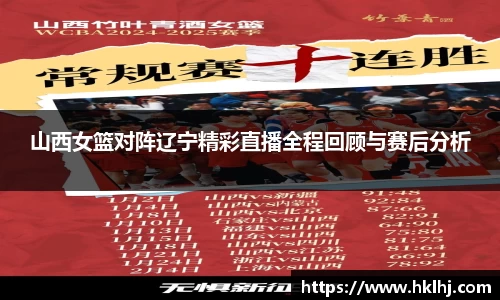 山西女篮对阵辽宁精彩直播全程回顾与赛后分析